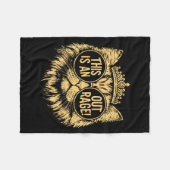 This Is An Outrage Funny Princess Cat Donut Gold W Fleecedecke (Vorderseite (Horizontal))