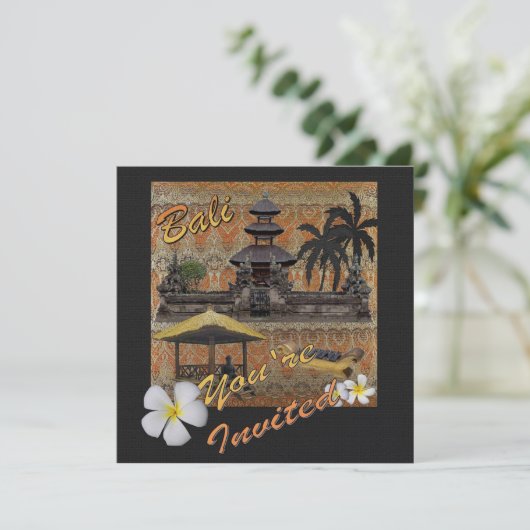 This is Bali Einladung (Stehend Vorderseite)