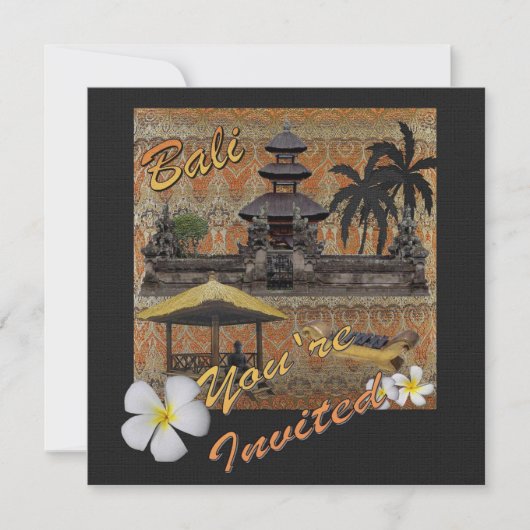 This is Bali Einladung (Vorderseite)