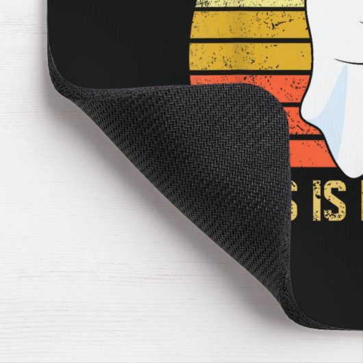 This Is Boo Sheet Bull Funny Halloween Ghost  Mousepad (Ecke)