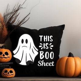 This is Boo Sheet, Funny Halloween  Kissen