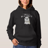 This Is Boo Sheet Ghost Retro Halloween Costume Me Hoodie (Vorderseite)