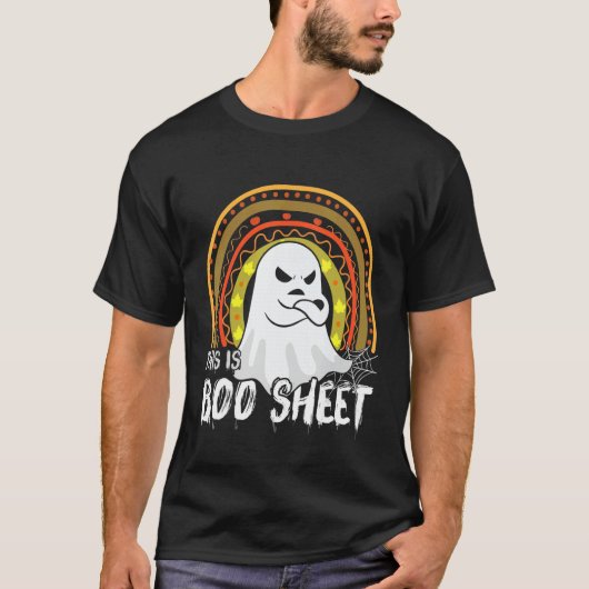 This is boo sheet ghost retro halloween costume me T-Shirt (Vorderseite)