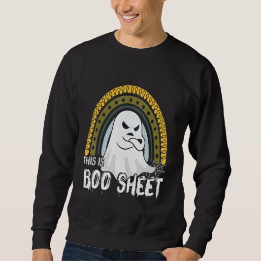 This is boo sheet happy halloween rainbow 2022 men sweatshirt (Vorderseite)