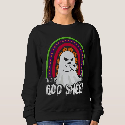 This is boo sheet happy halloween rainbow 2022 men sweatshirt (Vorderseite)