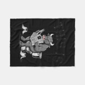 This Is Bullsht Sarcastic Funny  Fleecedecke (Vorderseite (Horizontal))