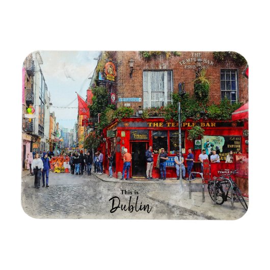 This is Dublin-Ireland Magnet (Horizontal)