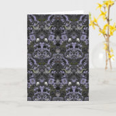This Is Halloween Haunted Damask Karte (Gelbe Blume)