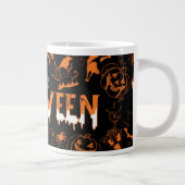 "This is Halloween – Spooky Style for the Bold🎃" Jumbo-Tasse (Rechts)