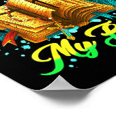 This Is How I Fight My Battles Insrational Christi Poster (Ecke)