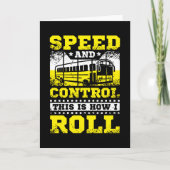 This Is How I Roll Bus Driver Karte (Vorderseite)