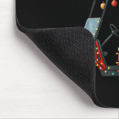 This Is How I Roll Golf Cart Christmas Funny Srt G Mousepad (Ecke)