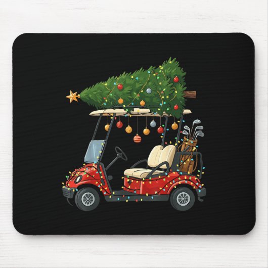 This Is How I Roll Golf Cart Christmas Funny Srt G Mousepad (Vorne)