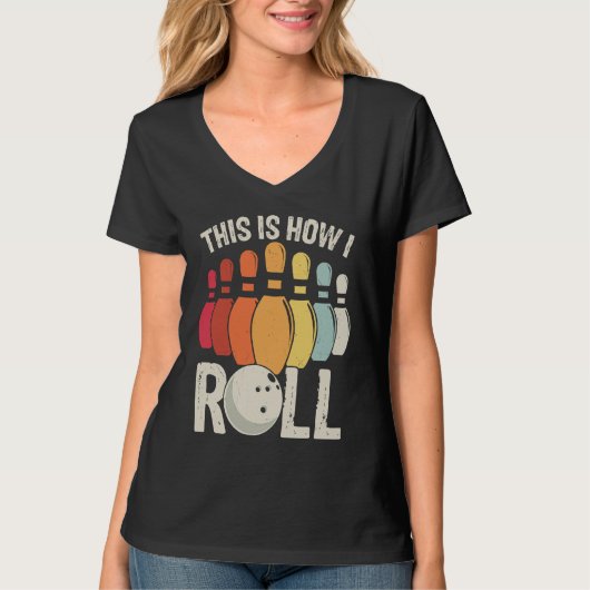 This Is How I Roll Helicopter Transportation Pilot T-Shirt (Vorderseite)