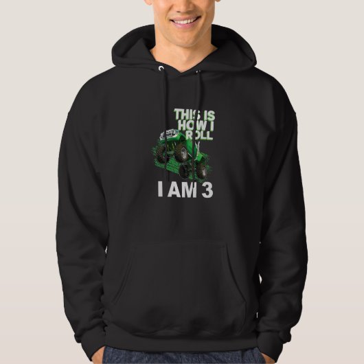 This is how i roll i am 3 Premium Hoodie (Vorderseite)