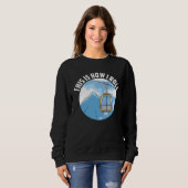 This Is How I Roll Ski Lift Skier  Skiing Quote Wi Sweatshirt (Vorne ganz)