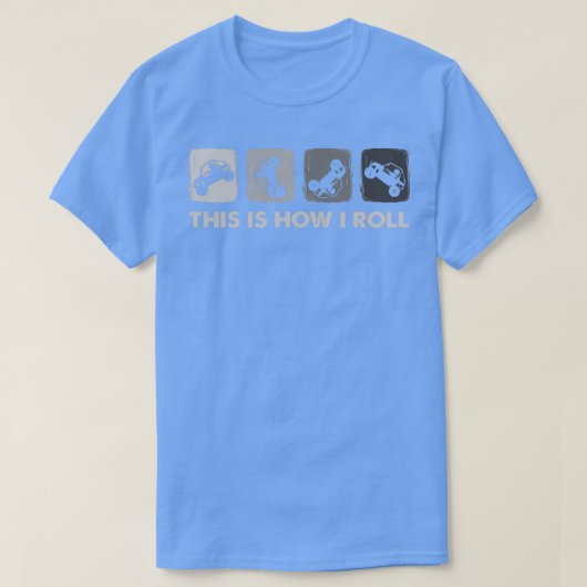 This Is How I Roll SxS SideBySide UTV T-Shirt (Design vorne)