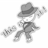 This is It ! Khabully Mouse Aufkleber (Vorderseite)