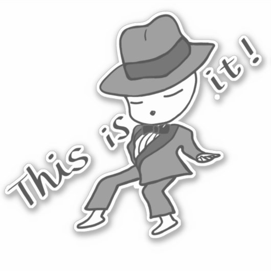 This is It ! Khabully Mouse Aufkleber (Vorderseite)