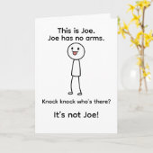 This is Joe funny greeting card Karte (Gelbe Blume)