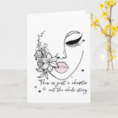 This is Just a Chapter Positive Quote  Karte (Gelbe Blume)