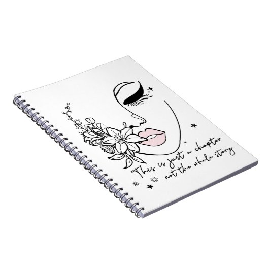 This is Just a Chapter Positive Quote  Notizblock (Rechte Seite)