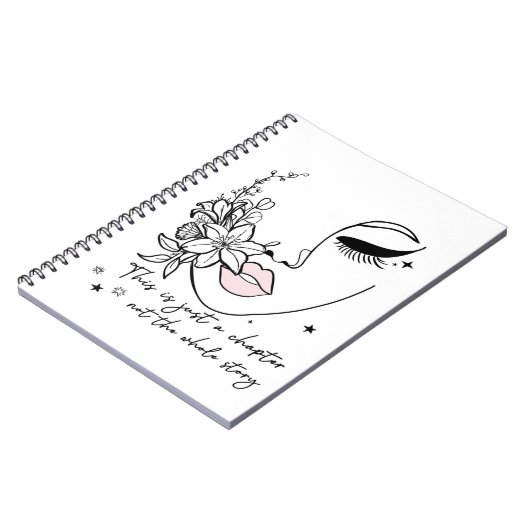 This is Just a Chapter Positive Quote Notizblock (Linke Seite)