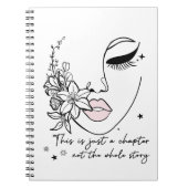 This is Just a Chapter Positive Quote  Notizblock (Vorderseite)