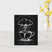 This Is Just A Inside A Teacup But Shelter Here  Karte (Gelbe Blume)