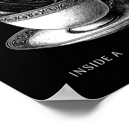 This Is Just A Inside A Teacup Funny Tea Lover Vin Poster (Ecke)