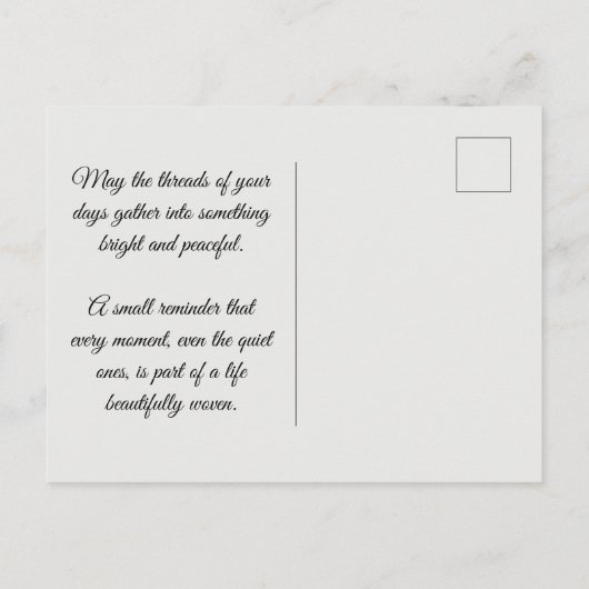 This is Life Postkarte (Rückseite)