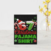 This Is My 67 Christmas Pajama Shirt Funny Six Sev Karte (Gelbe Blume)