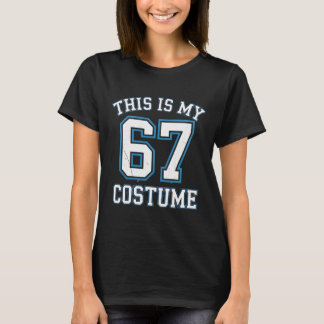This Is My 67 Costume Lazy Brainrot Meme Boys Kids T-Shirt
