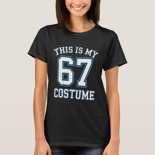 This Is My 67 Costume Lazy Brainrot Meme Boys Kids T-Shirt (Vorderseite)