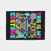 This Is My 70s Costume 1970s Party 70's Outfit Men Fleecedecke (Vorderseite (Horizontal))