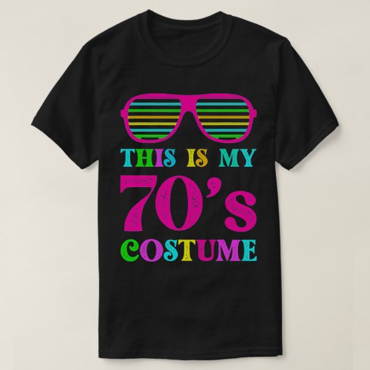 This Is My 70s Costume Funny Halloween 1970s 70's T-Shirt (Design vorne)