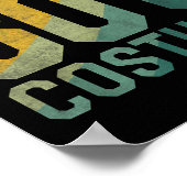 This Is My 80s Costume 1980s Fashion Retro Hallowe Poster (Ecke)