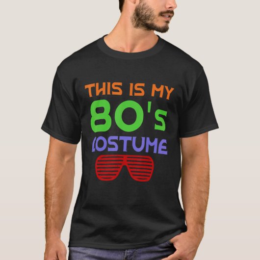 This is My 80s Costume Mp3 CD Player Roller Skatin T-Shirt (Vorderseite)