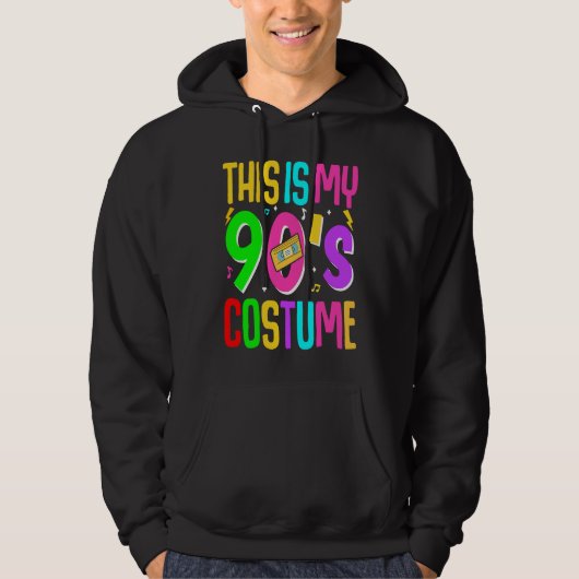 This Is My 90's Costume Hoodie (Vorderseite)