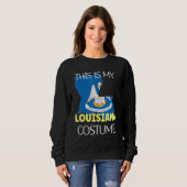 This is my American Louisiana Costume Party  Hallo Sweatshirt (Vorne ganz)