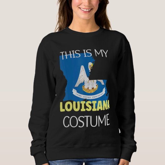 This is my American Louisiana Costume Party  Hallo Sweatshirt (Vorderseite)