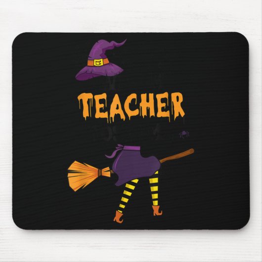 This Is My Awesome Teacher Costume Halloween Funny Mousepad (Vorne)