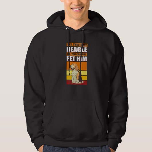 This Is My Beagle Dog Owner Beagle Hoodie (Vorderseite)