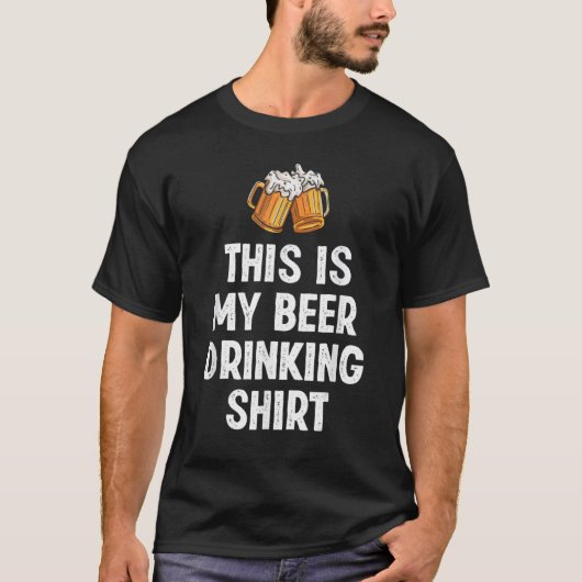 This is My Beer Drinking Shirt Funny Beer Lover (Vorderseite)