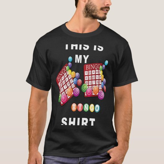 This Is My Bingo Funny Bingo T-Shirt (Vorderseite)