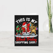 This Is My Black Shopng Funny Friday Shopng Dabbin Karte (Vorderseite)