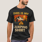 This Is My Camping Shirt Hiking Campfire Camper (Vorderseite)