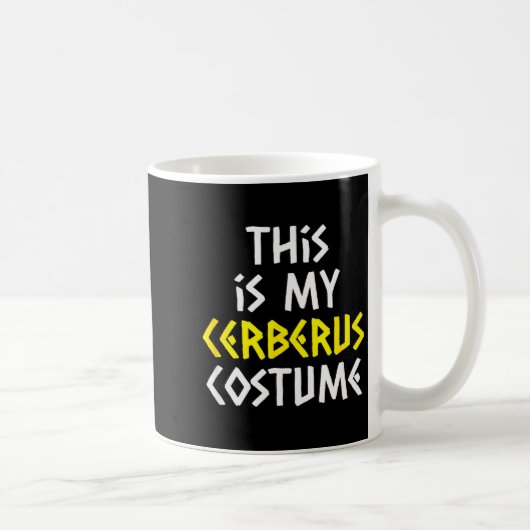 This Is My Cerberus Costume Halloween Greek Mythol Kaffeetasse (Rechts)