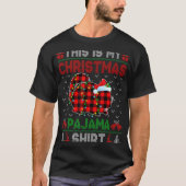 This Is My Christmas Chinchilla Pajama Xmas Light T-Shirt (Vorderseite)