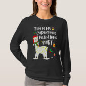 This Is My Christmas Llama Pajama Pyjama Top Chris (Vorderseite)
